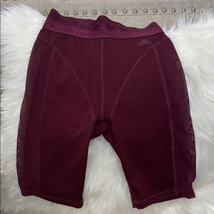 Maroon Ivy Park Biker Shorts